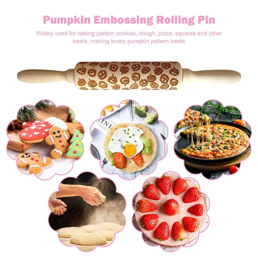 ESPO Cây Lăn Trang Trí Bánh Họa Tiết Halloween Độc Đáo