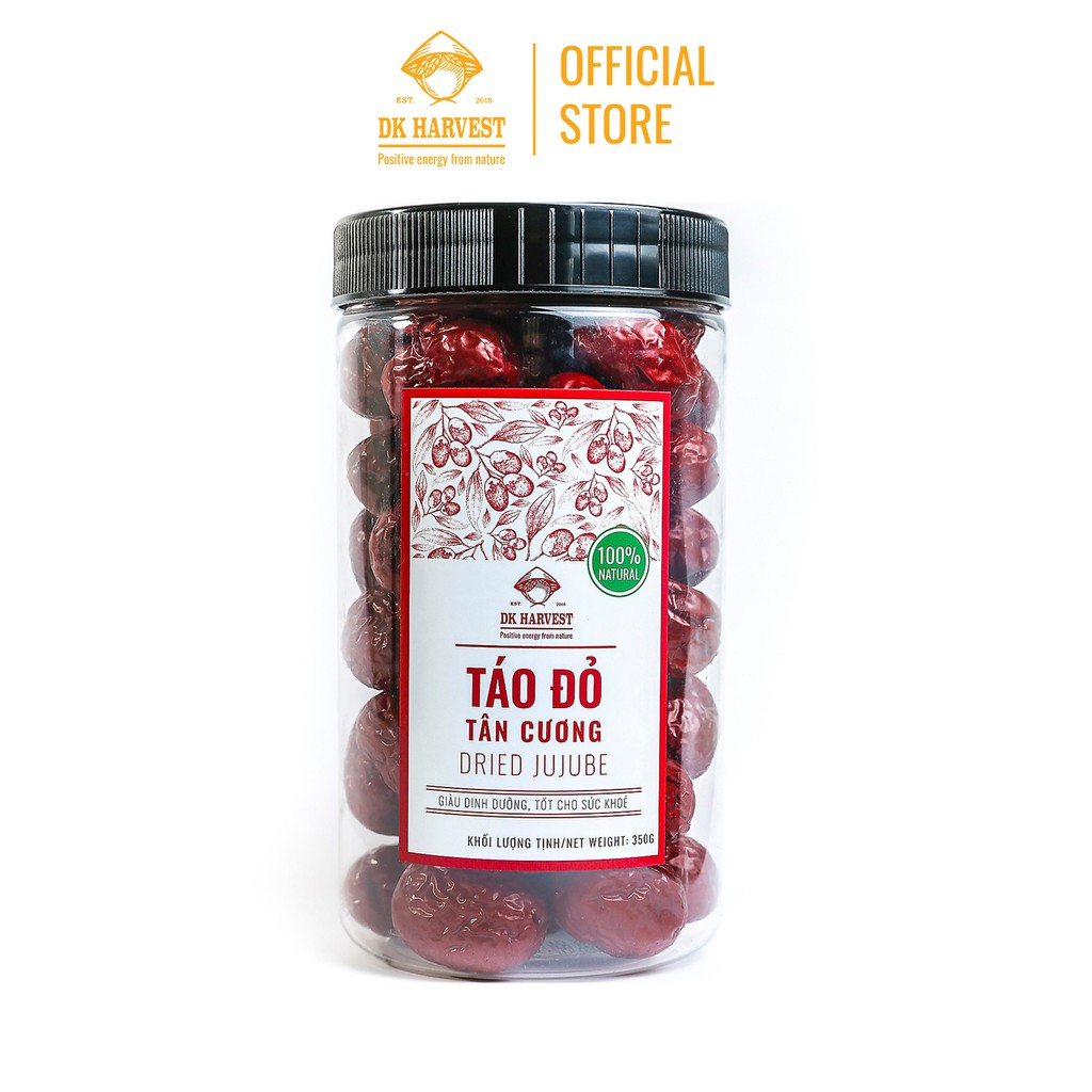 Táo Đỏ Tân Cương Dried Jujube DK Harvest - 350g. Giàu dinh dưỡng, tốt cho mẹ bầu. Hàng nhập khẩu chính hãng. | BigBuy360 - bigbuy360.vn