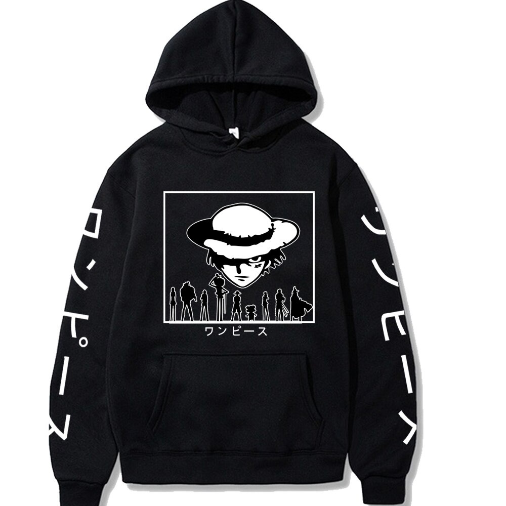 Áo Hoodie Nam In Hình One Piece Thời Trang