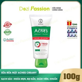 Sữa Rửa Mặt Acnes Creamy Ngăn Ngừa Mụn, Làm Sạch Sâu - Acnes Creamy Wash 100g