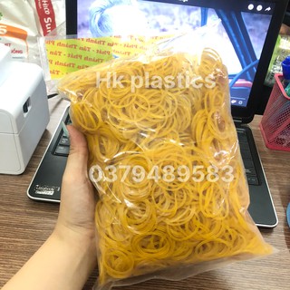 Dây thun dẻo vàng, lớn (500gr/ bịch) - Trung