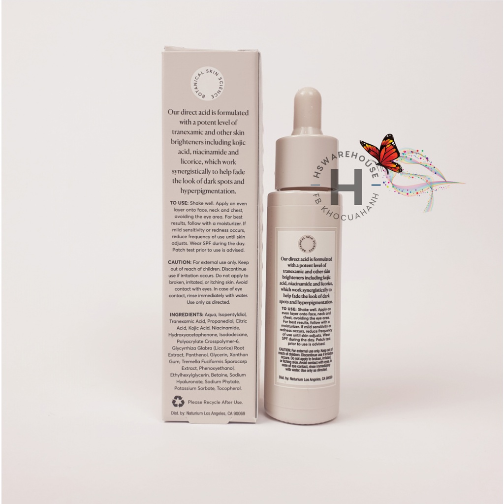 Serum giảm thâm nám, tàn nhang Naturium Tranexamic Topical Acid 5%