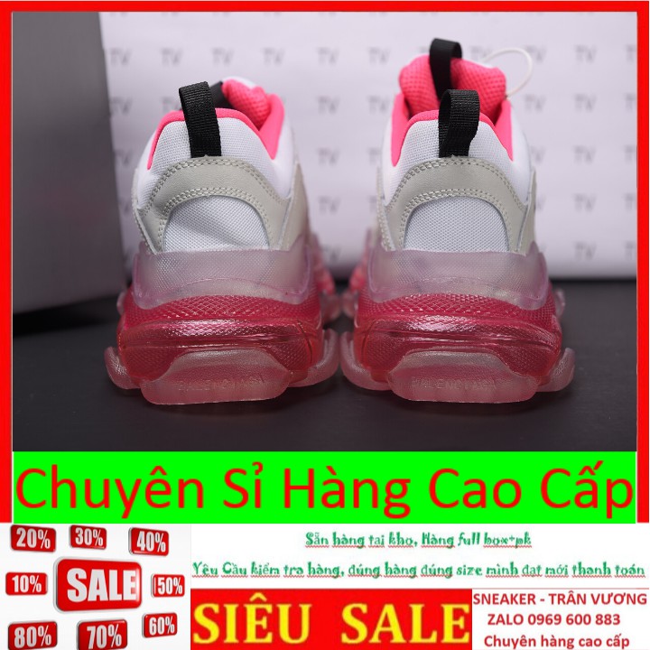 Giày Thể Thao Balen Nam Nữ Đế hơi Cao Cấp + Màu Cánh Sen