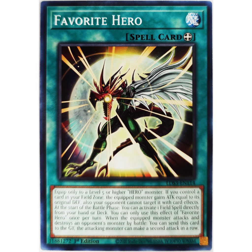 [Thẻ Yugioh] Favorite Hero |EN| Common