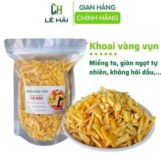Khoai lang vàng sấy giòn hàng vụn 1kg Lê Hải giòn ngọt tự nhiên không hôi dầu