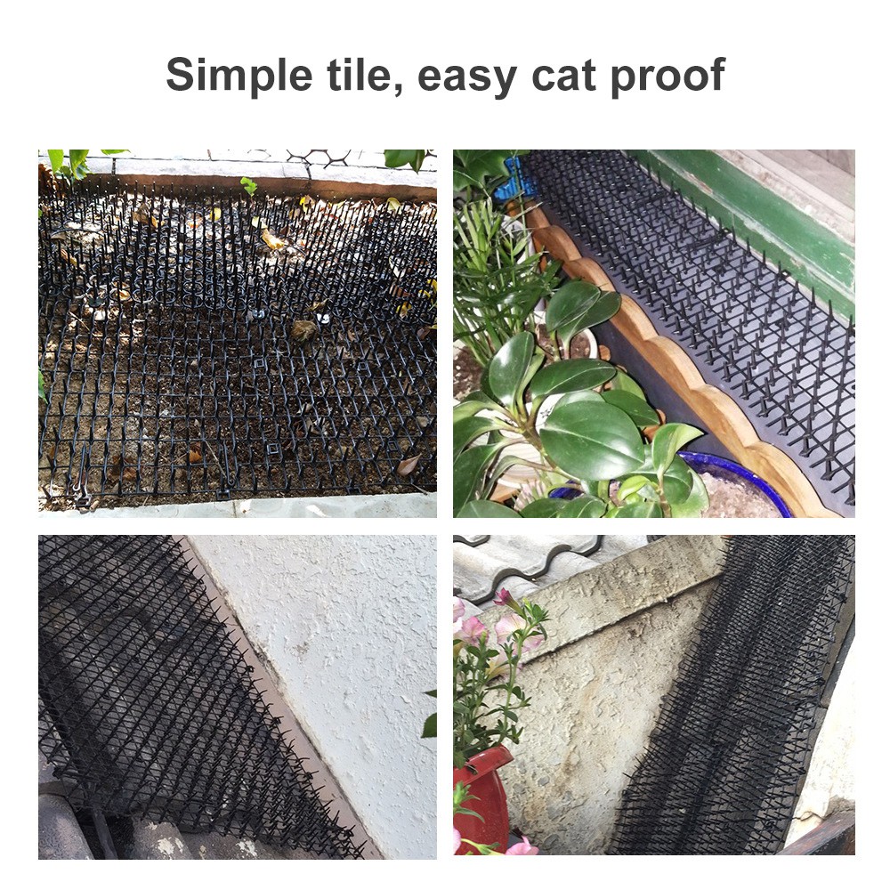 2021 Expel Cat Mat Flower Drive Cat Net Plastic Pet Anti Cat Thorn Mat Drive Animals [BLACKPINK]