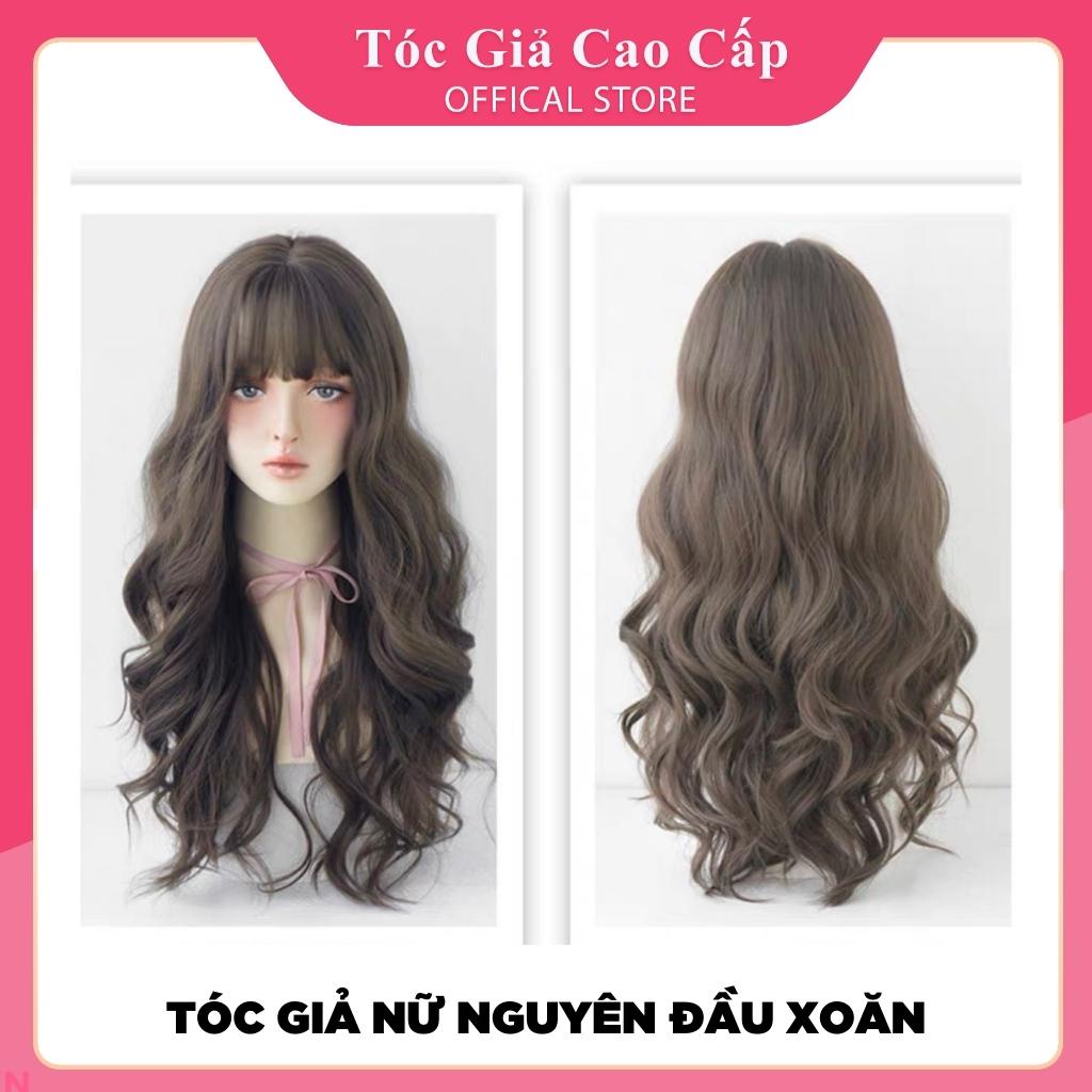 Tóc giả nữ xoăn dợn FREESHIP❤️ nguyên đầu mã 8263