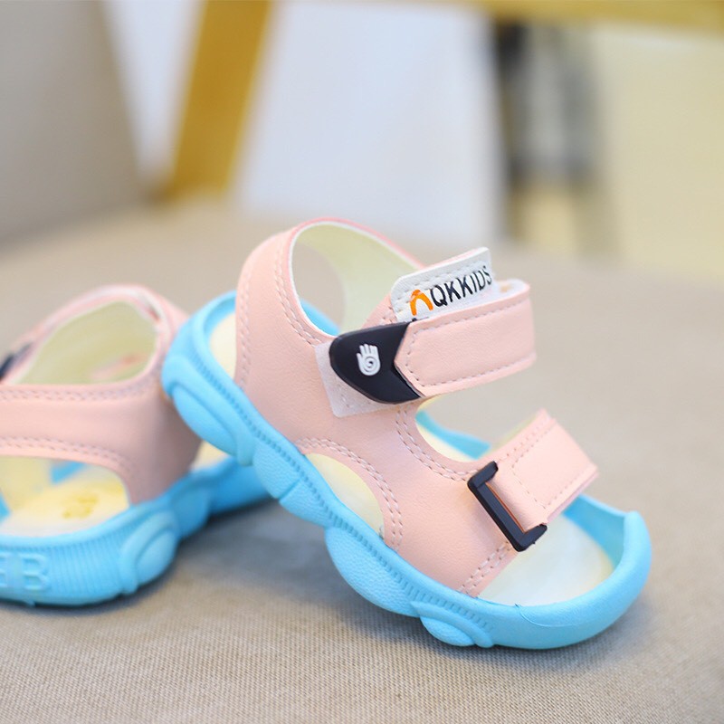 Dép sandal trẻ em chống vấp bé trai bé gái QK Kid mã VGR54