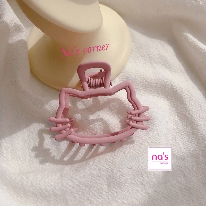 Kẹp tóc bằng kim loại hình gấu, kitty, cherry nhiều kiểu xinh xắn dành cho nữ