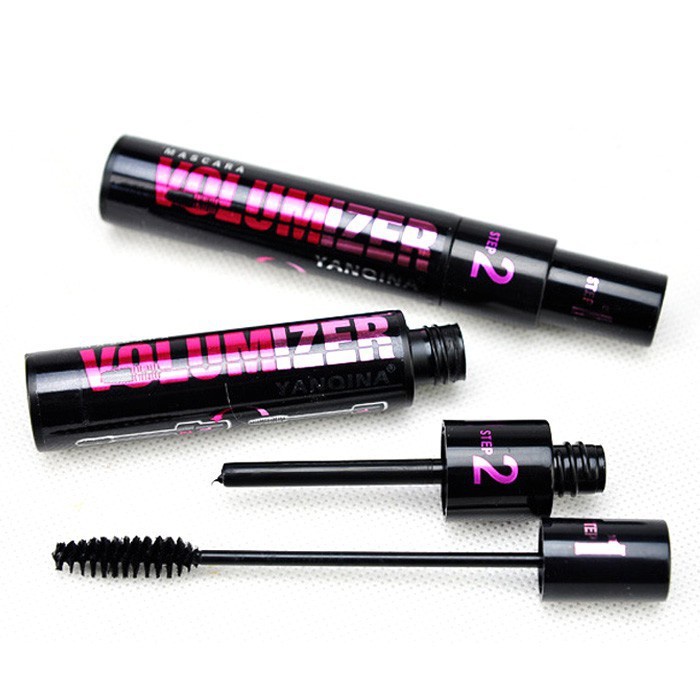 Mascara chuốt mi dài sợi tơ tằm 4D 2 trong 1