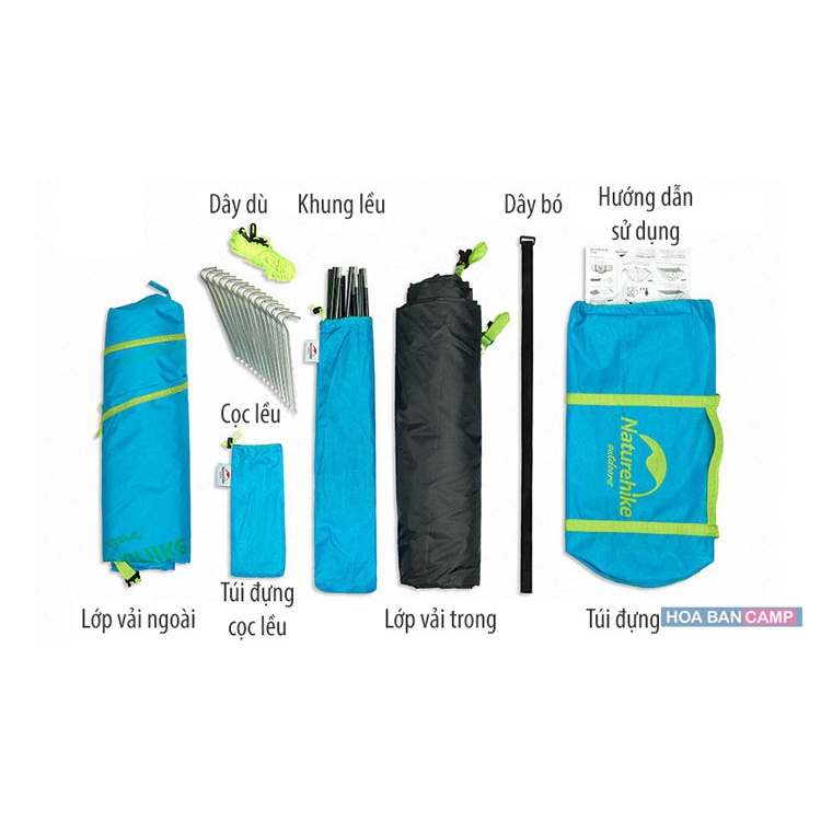 Lều 2 Người NatureHike P-Series NH18Z022-P