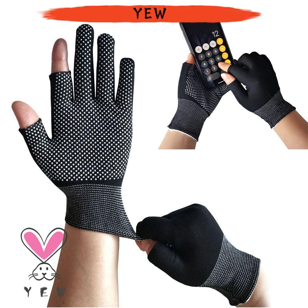 Găng Tay Hở Ngón Chống Nắng Chống Trượt Co Giãn Nhiều Màu Sắc Dành Cho Nam Nữ Chơi Thể Thao