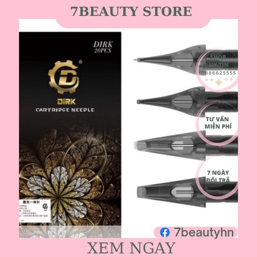 Kim Máy Pen Dirk Phun Xăm Thẩm Mỹ Đủ Mã (0815rm,1015rm,1215rm)