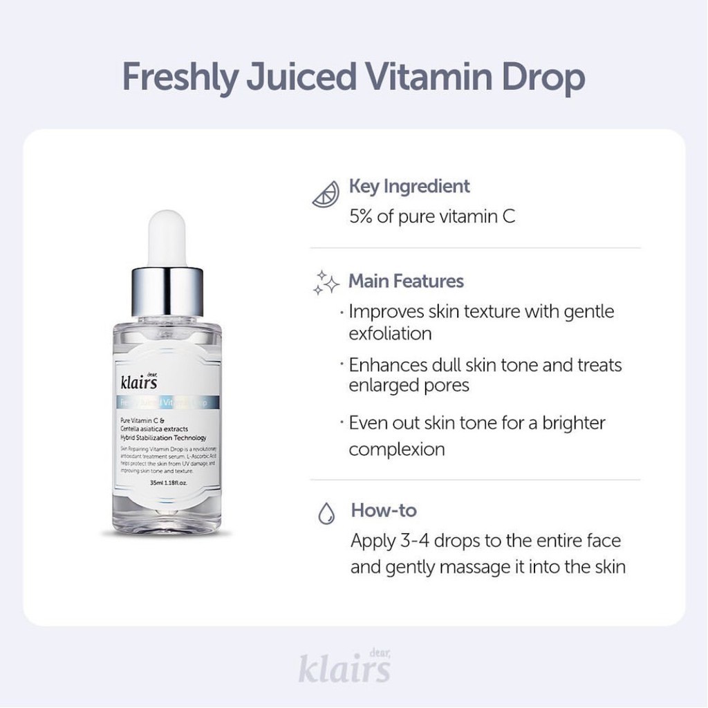 Klairs Freshly Juiced Vitamin Drop 35ml