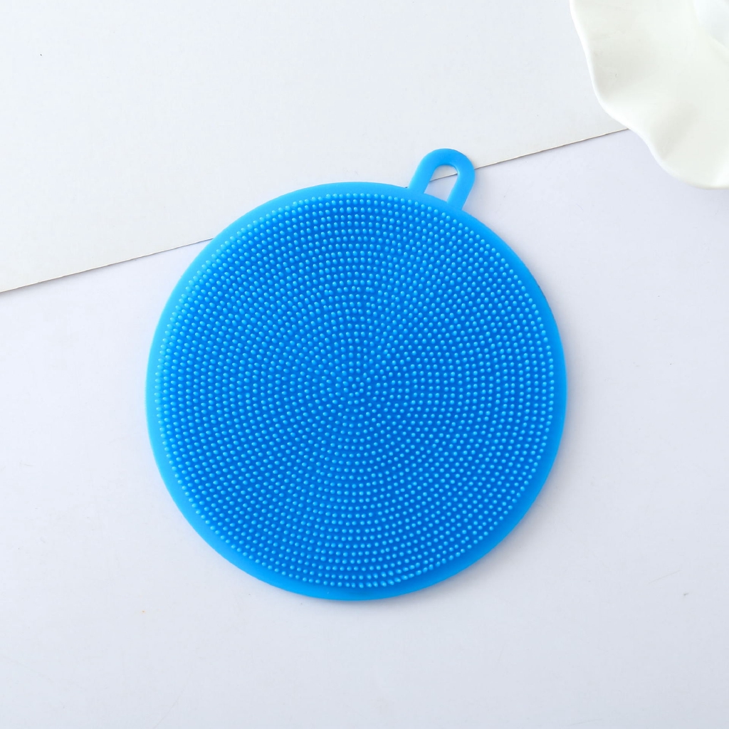 Miếng silicon tròn để rửa bát đĩa đa năng dùng cho nhà bếp