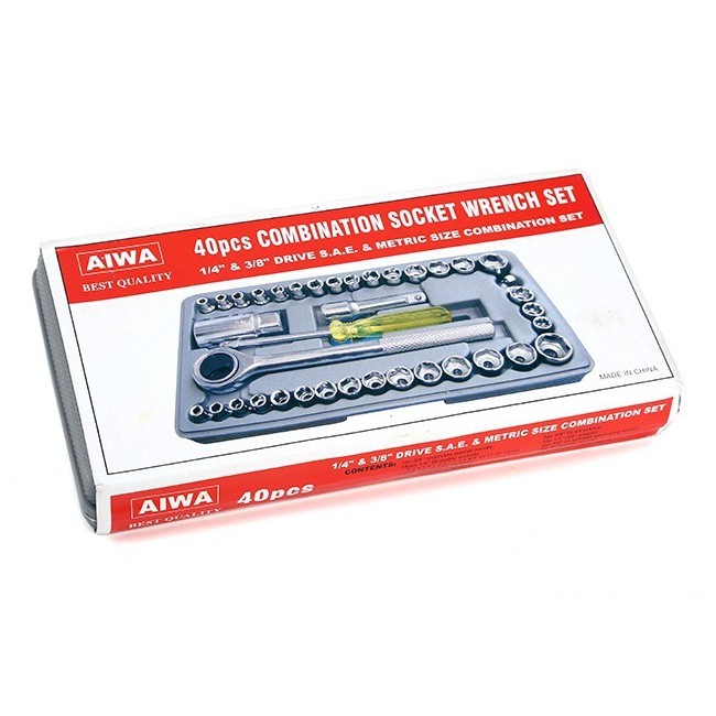 BỘ DỤNG CỤ SỬA CHỮA ĐA NĂNG 40 MÓN CHO XE MÁY, OTO