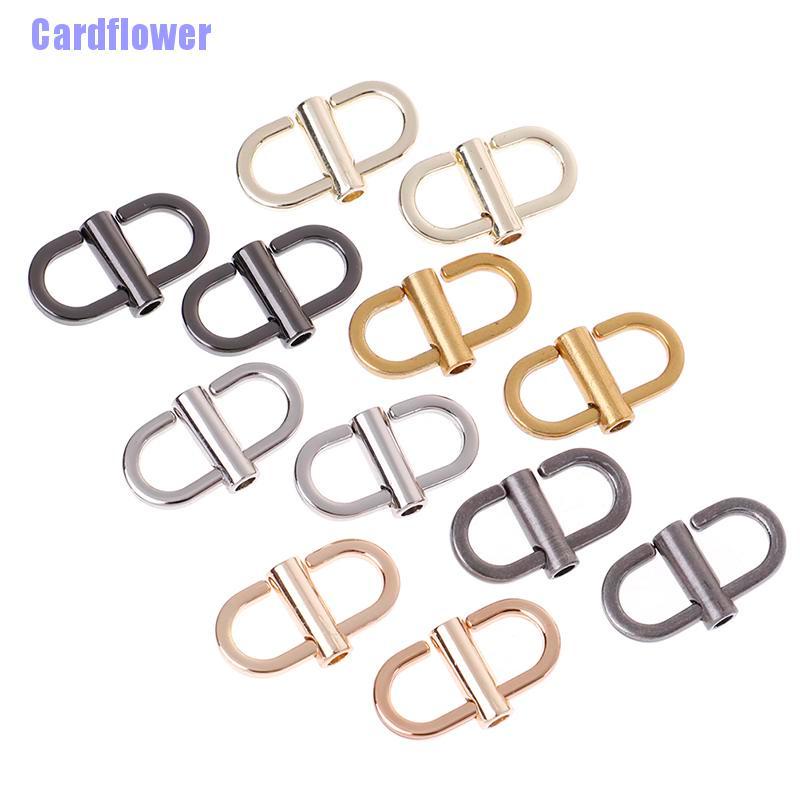 Cardflower  1Pair Adjustable Metal Buckles Chain Strap Bag Shorten Shoulder Bags Aessories