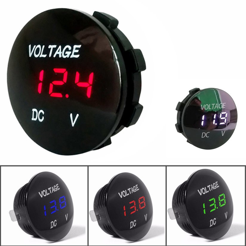 nice☆5-48V LED Display Digital Panel Voltmeter Voltage Meter Volt Tester for Car