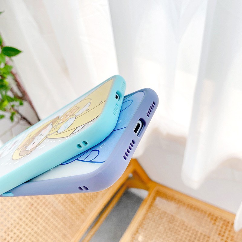 Ốp lưng iphone Cô bé mùa đông nhám viền nổi iphone 12