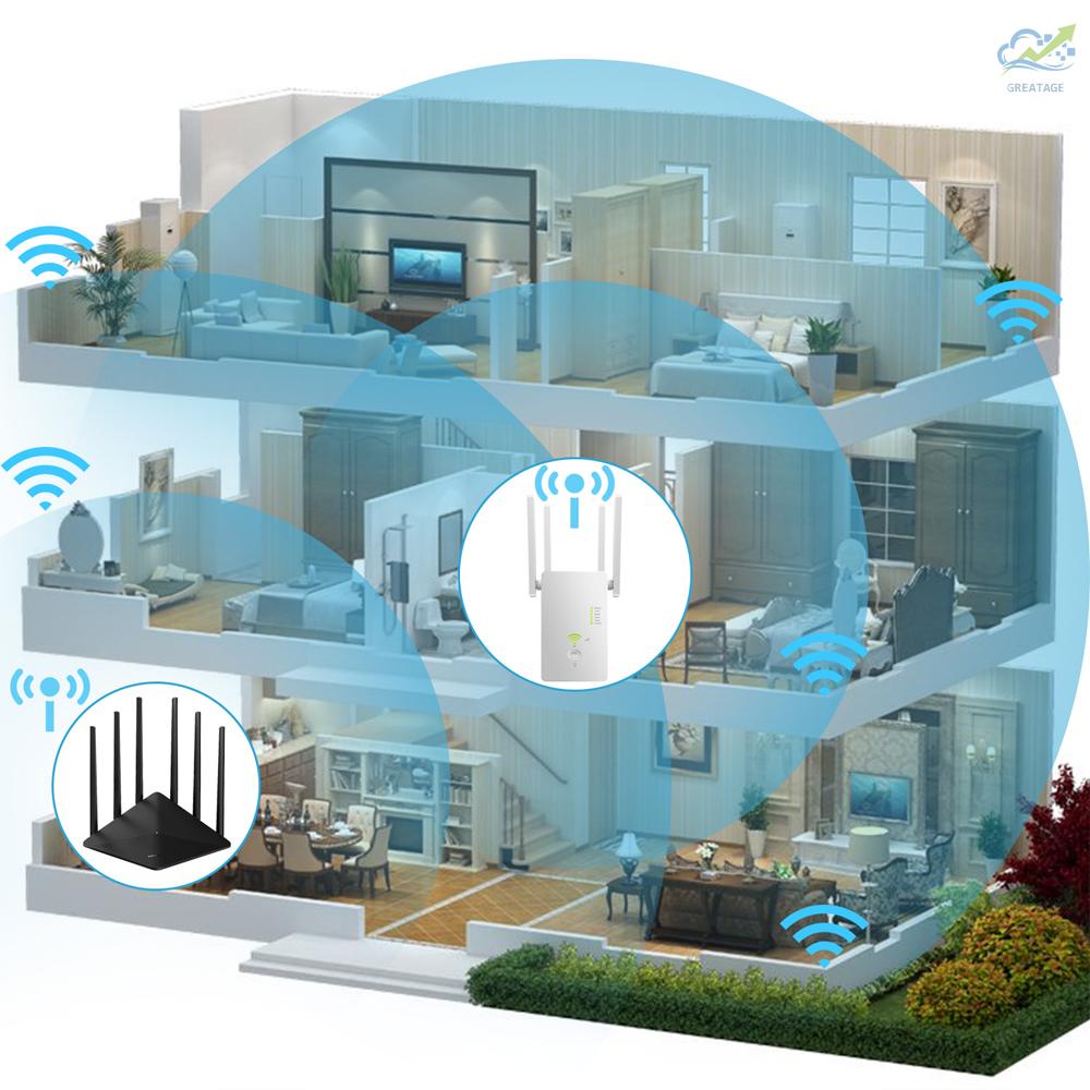 Mới Bộ Khuếch Đại Tín Hiệu Wifi Ac1200Mbps 802.11n 2.4ghz / 5.8ghz | BigBuy360 - bigbuy360.vn