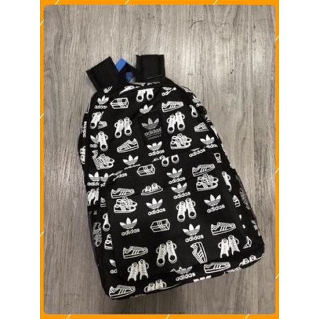 Xả Kho Giá Sốc - Balo hoạ tiết chất liệu polyester size 30cm