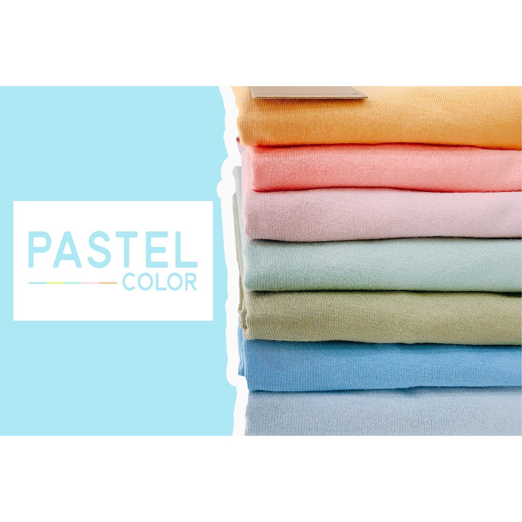 Áo Thun Nam Cổ Tròn Nhật Bản - Màu Pastel