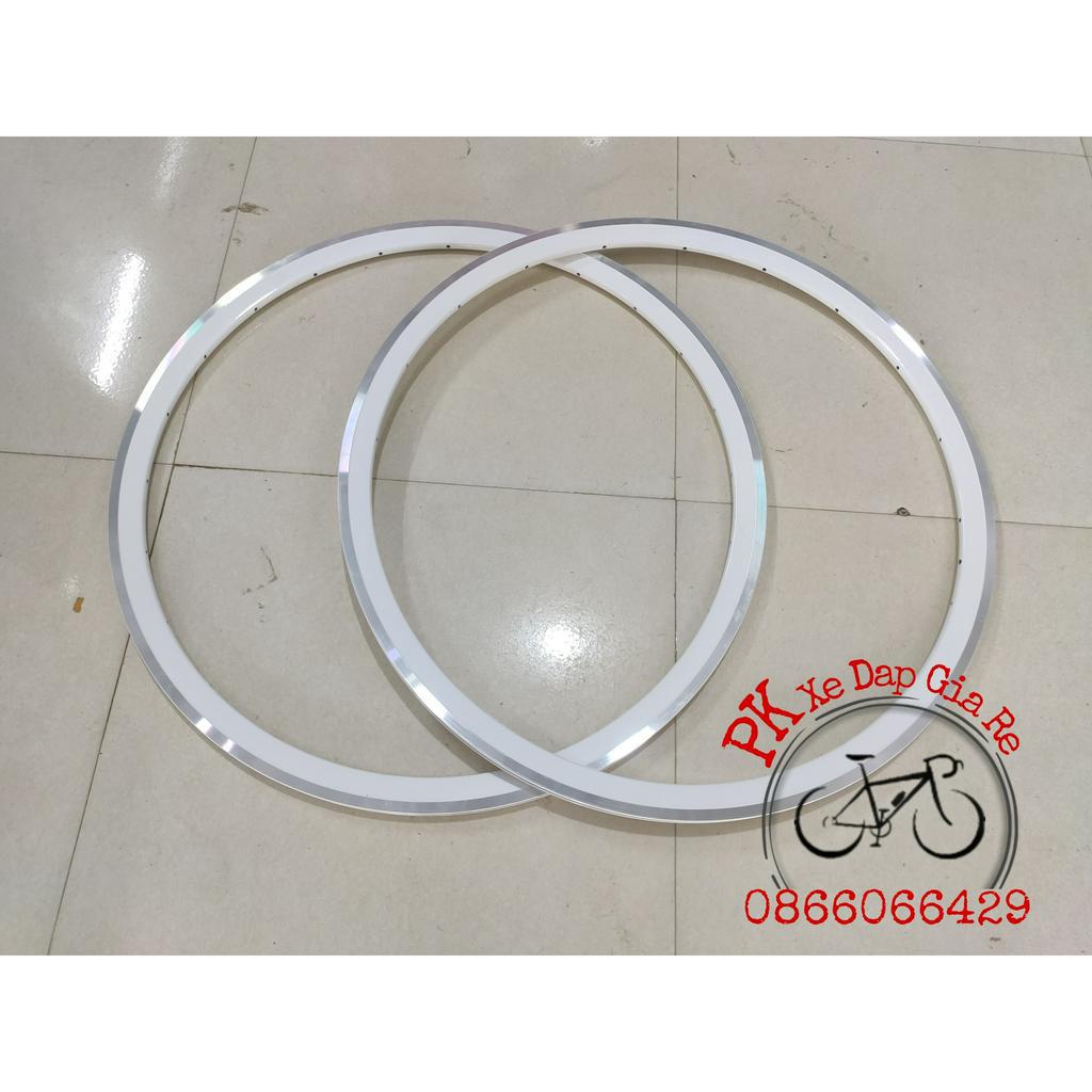 Vành xe đạp 700c cao 3cm 20-24 lỗ hàng cao cấp, Niềng xe đạp đua, touring bánh 700c 20-24 lỗ