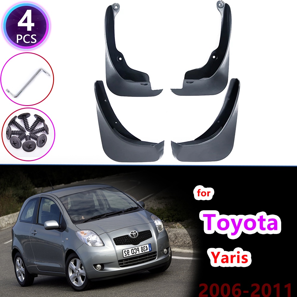 FENDER Tấm Chắn Bùn Chuyên Dụng Cho Toyota Yaris Vitz 2006~2011 XP90 2007 2008 2009 2010