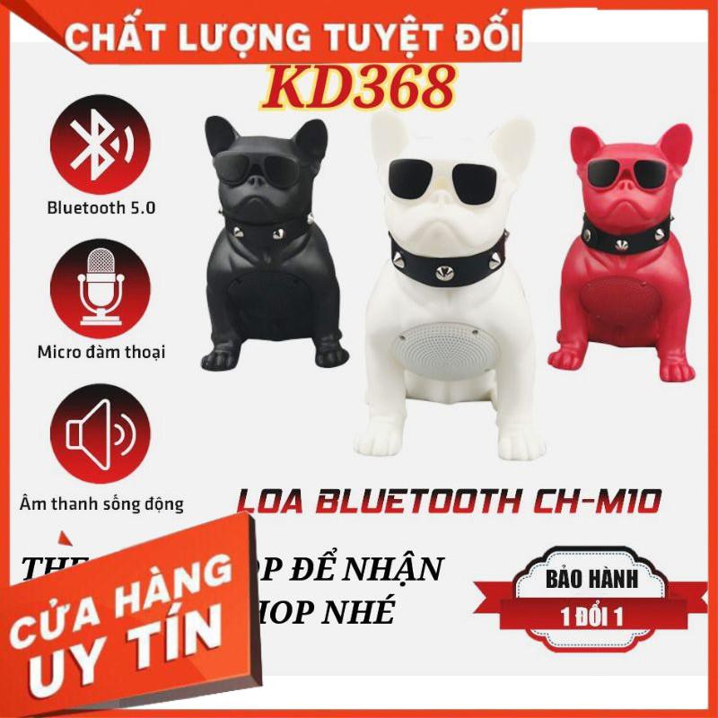 Loa Bluetooth hình chó bull siêu dễ thương chính hãng bảo hành 1năm free ship