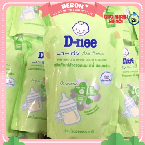 Nước rửa bình sữa Dnee Organic dạng túi 600ml