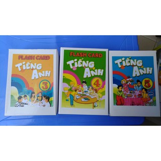 Flashcard tiếng Anh BGD lớp 3,4,5