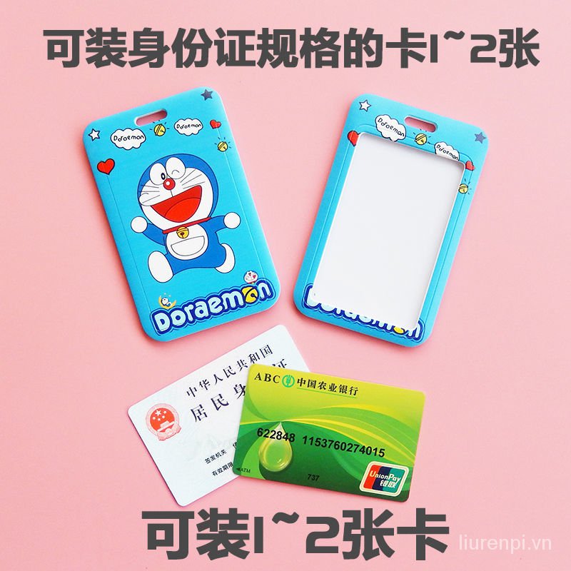 HELLOKITTY DORAEMON Dây Đeo Thẻ Học Sinh Co Giãn Chống Thất Lạc In Hình Hoạt Hình Dễ Thương