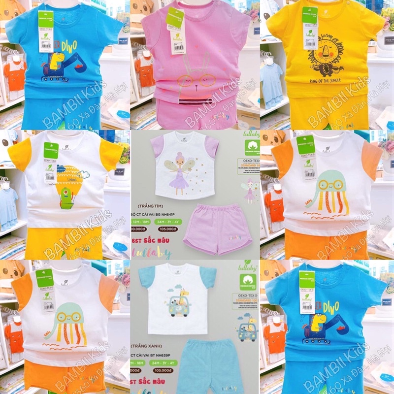 LULLABY Bộ cộc cotton hàng sale