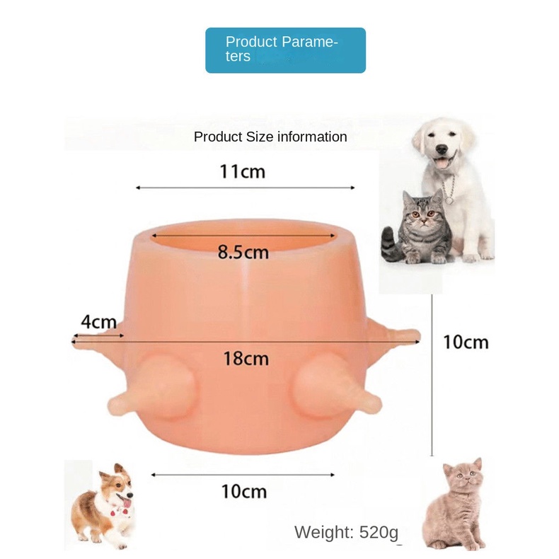 Tô silicone Cho Thú Cưng Uống Sữa Tiện Dụng