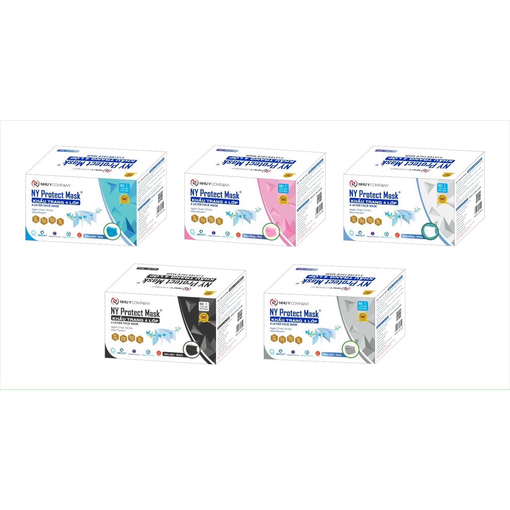 Khẩu trang y tế cao cấp kháng khuẩn 4 lớp | BigBuy360 - bigbuy360.vn