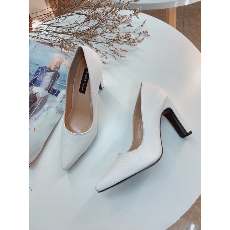 ❤️ HÀNG CÓ SẴN❤️ Giày mũi nhọn gót dẹt 9cm