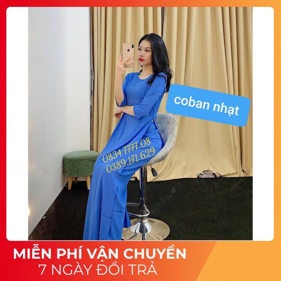 Áo Dài Truyền Thống Trơn Nhiều Màu - Ảnh Thật Shop Chụp