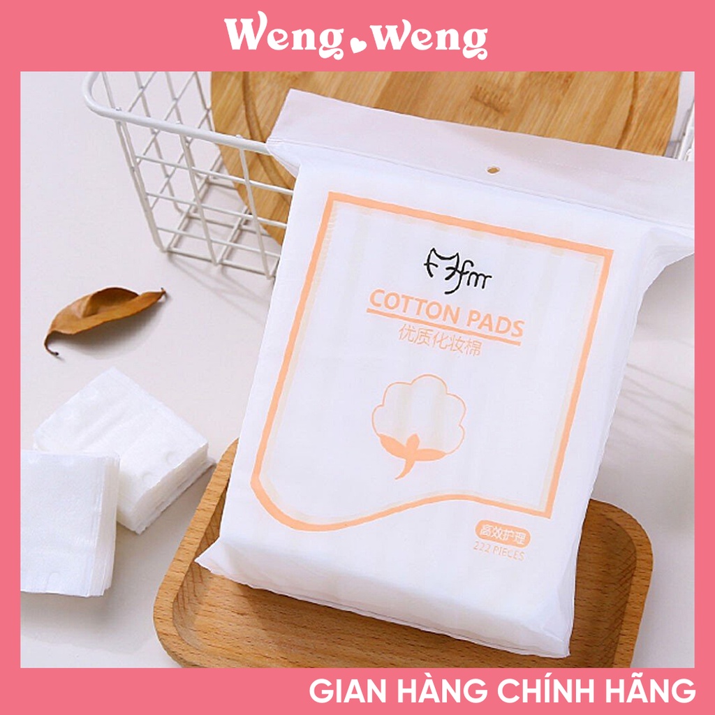 Bông tẩy trang 222 miếng Cotton Pads