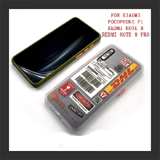 Ốp điện thoại họa tiết DHL màu nhám thời trang cho Xiaomi poco f1