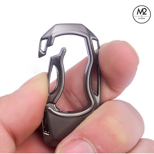 Móc khoá xe máy ô tô đẹp Proud Horse inox cao cấp, thời trang hiện đại đeo thắt lưng MK07