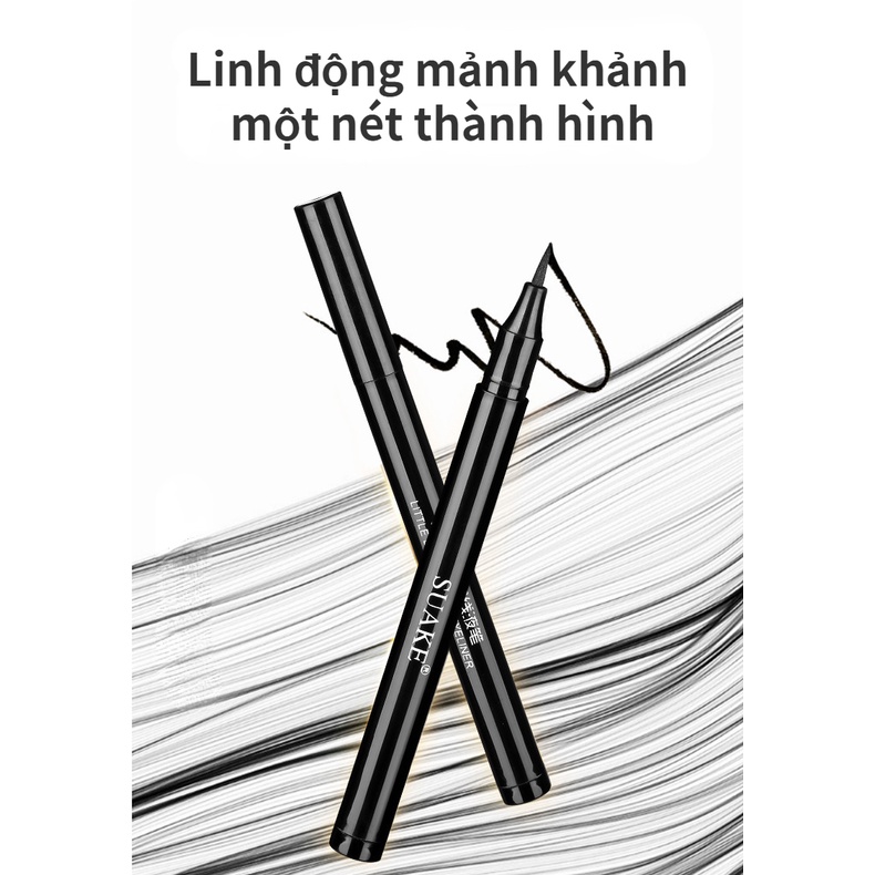 Bút Kẻ Mắt Dạng Lỏng Màu Đen Cá Tính Dễ Lên Màu Không Lem Nhòe