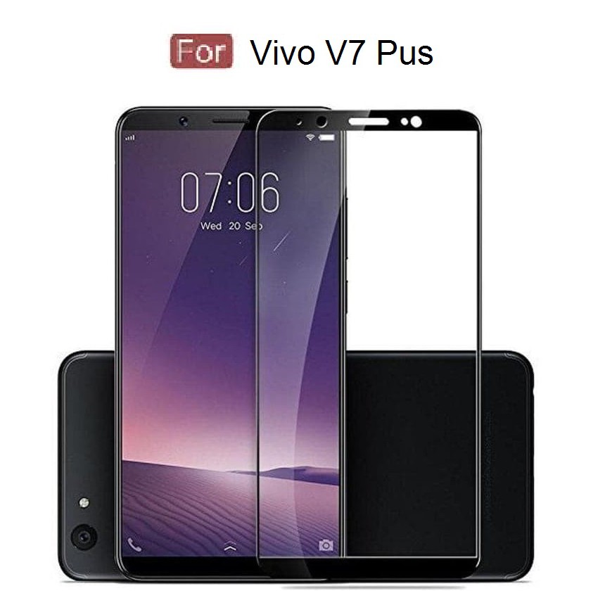 Kính Cường Lực 5d / 9d / 11d / 29d Chống Trầy Xước Bảo Vệ Màn Hình Cho Vivo V7 Plus