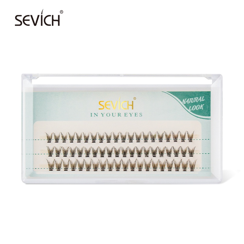 Hộp 60 Cụm Lông Mi Giả Cong Tự Nhiên SEVICH