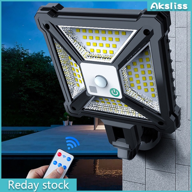 Đèn Led Năng Lượng Mặt Trời Cảm Biến Chuyển Động Siêu Sáng Chống Thấm Nước Gắn Tường/Cửa Ra Vào/Ban Công/Sân Vườn An Toàn