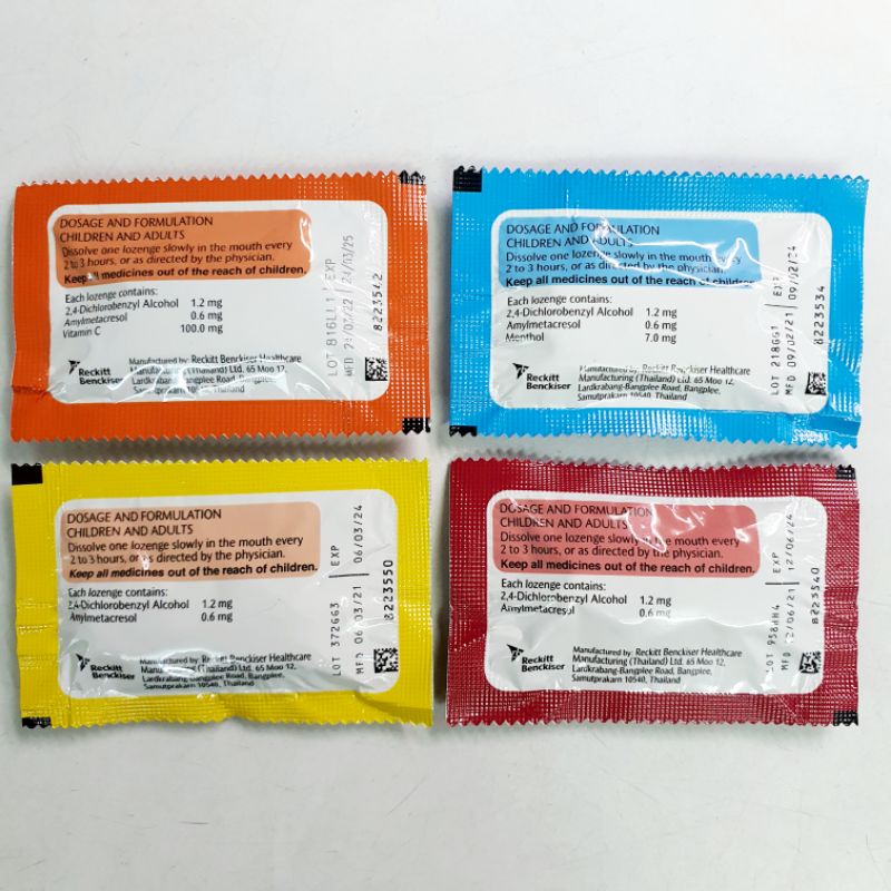 Combo đủ 4 vị kẹo ho Strepsils - Đông Anh Pharmart