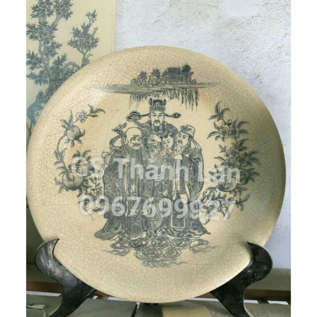 Đĩa trang trí + Đế