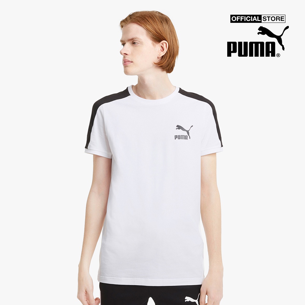PUMA - Áo thun thể thao nam cổ tròn ngắn tay Iconic T7 Train 599869-02