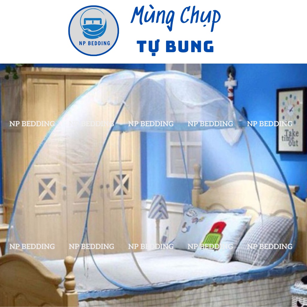 Mùng chụp tự bung, mùng màn chống muỗi gấp gọn 1,8m x 2m - NP BEDDING
