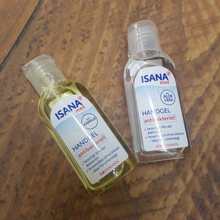 Sản phẩm nước rửa tay khô balea và isana 50ml