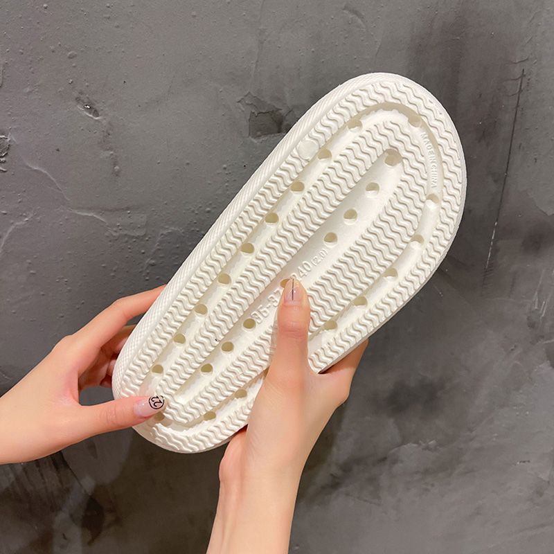 Dép Đi Trong Nhà Đế Dày 4.5cm Bằng eva Dễ Thương Có Thể Mang Ở Ngoài Trời Cho Nữ